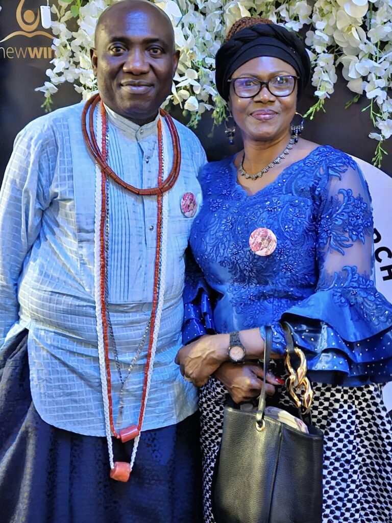 Itsekiri dressed in blue for Mrs Roli Inoniyegha Funeral