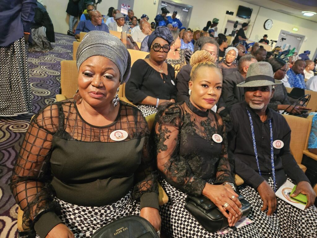 Itsekiri dressed in blue for Mrs Roli Inoniyegha Funeral