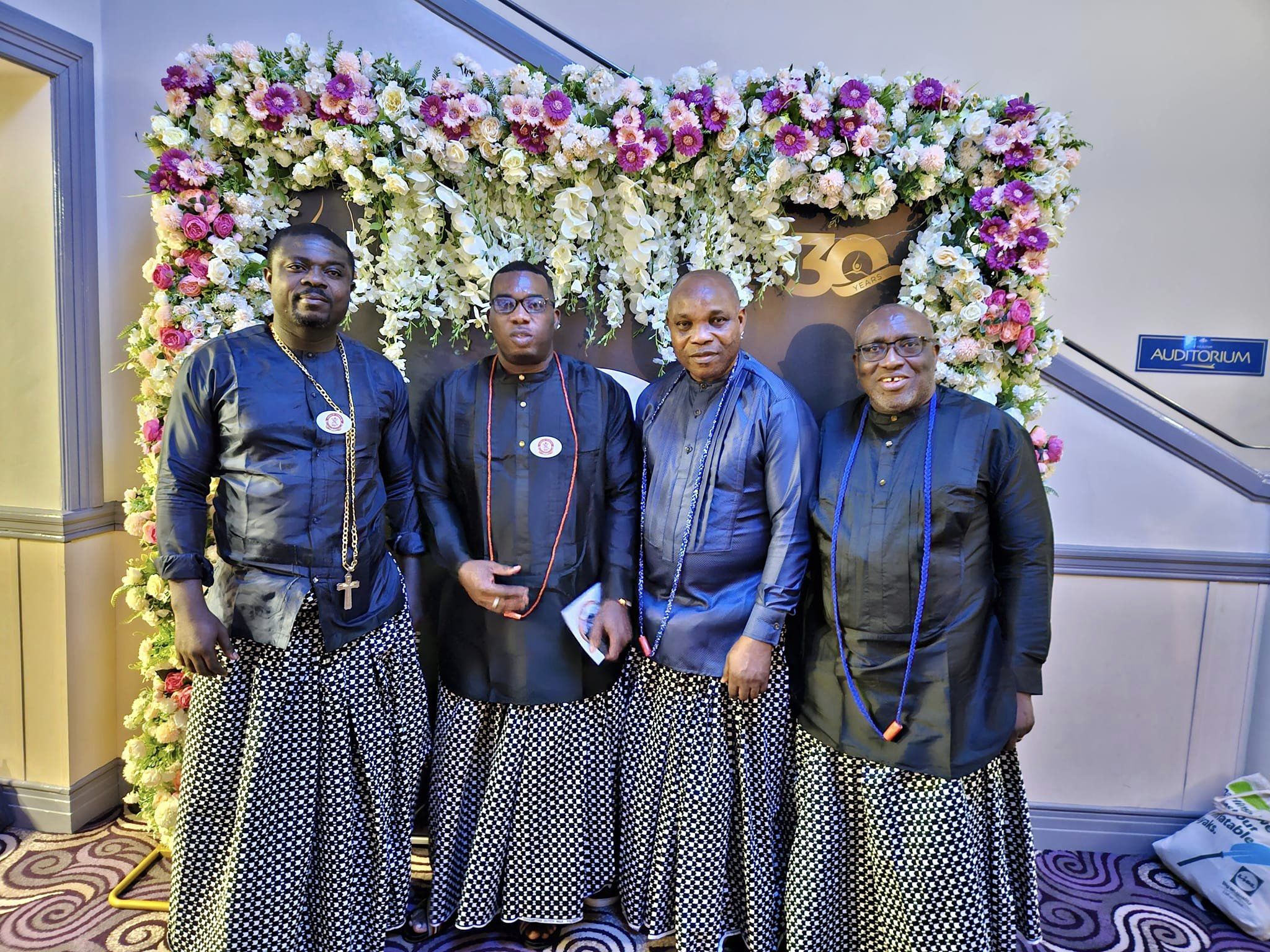 Itsekiri dressed in blue for Mrs Roli Inoniyegha Funeral