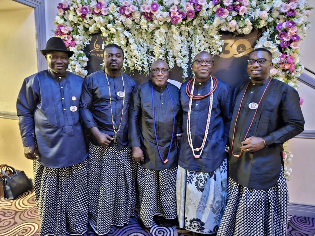 Itsekiri dressed in blue for Mrs Roli Inoniyegha Funeral