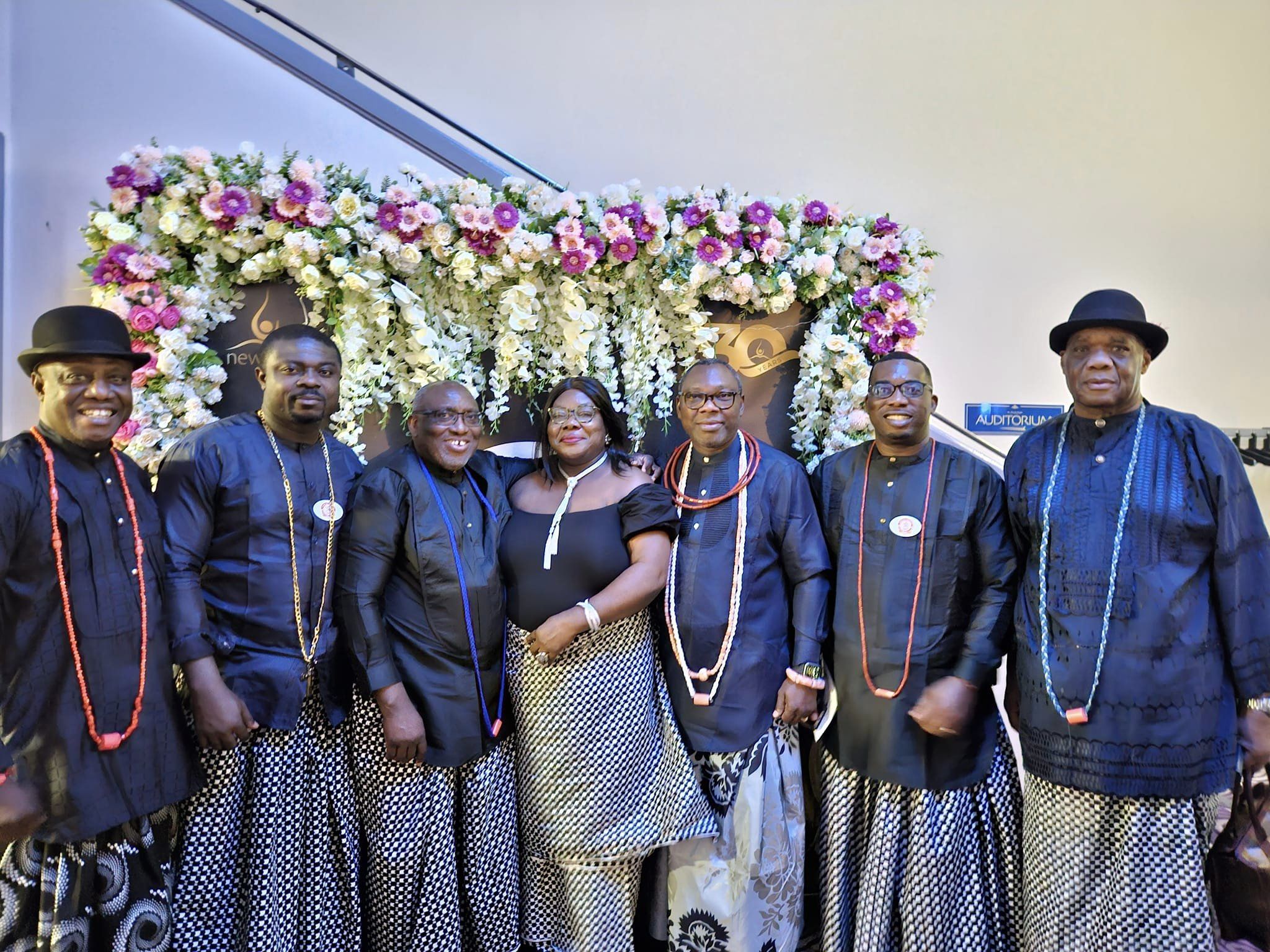 Itsekiri dressed in blue for Mrs Roli Inoniyegha Funeral